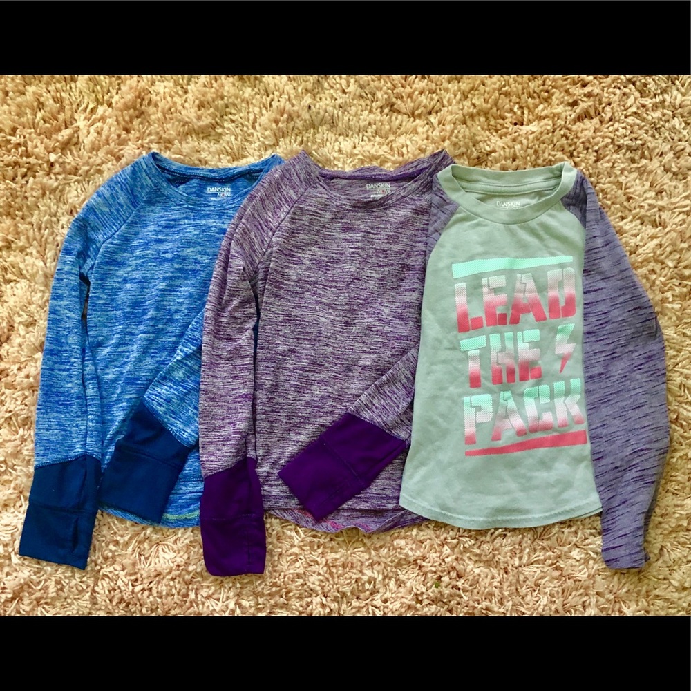 Three XS Danskin Sport shirts!